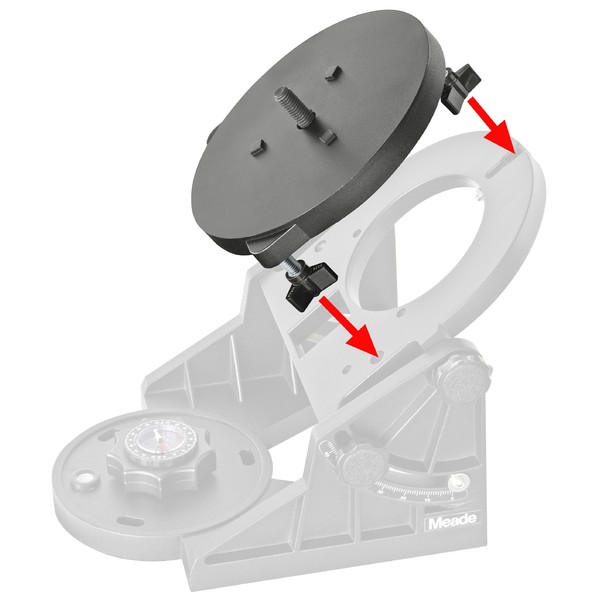 Meade Adapterplatte LX90 für Ultra-Polhöhenwiege