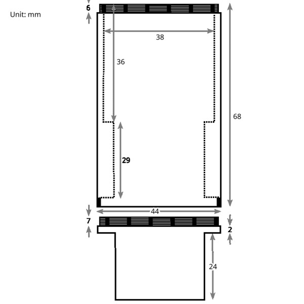 Omegon Projektionsadapter Adapter för kamera 1,25''