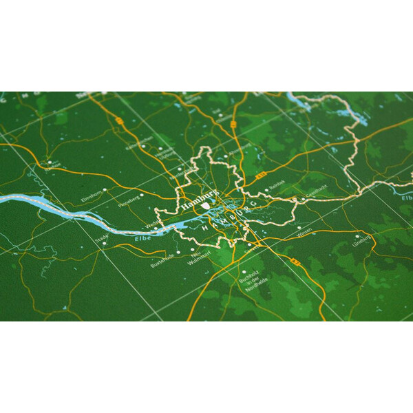 Marmota Maps Karta Deutschlandkarte Mountain Green