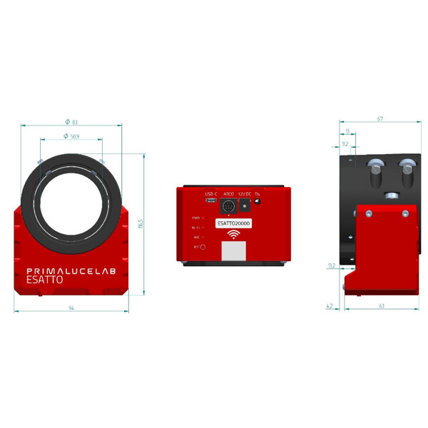 PrimaLuceLab ESATTO 2" motor mikrofokuserare