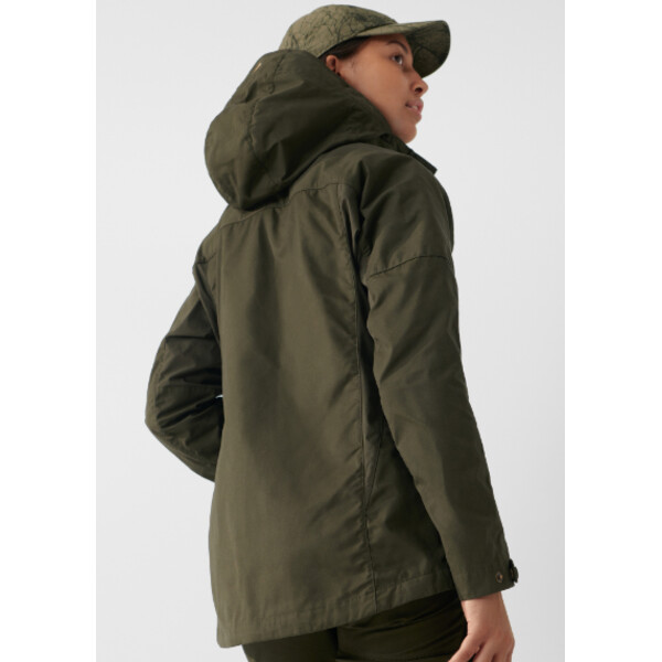 Fjällräven Skogshybridjacka W, 633 mörk oliv, L