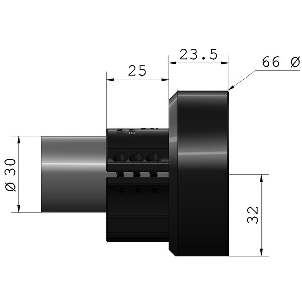 EP Arms Adapter för objektiv RotoClip ZFHL 30mm ZEISS ZM-Rail