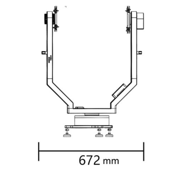 Montering iOptron Montierung HAZ130 Strain Wave Alt-AZ