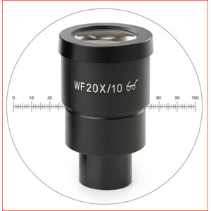 Euromex HWF 20x/10 mm okular med mikrometer, SB.6020-M (StereoBlue)