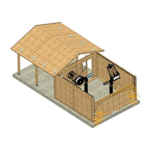 Dome Parts Observatorium med rullande tak GreenLine Mega