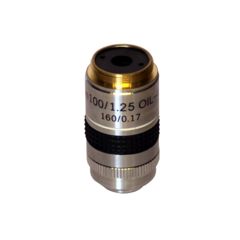 Optika Objektiv M-059, 100x olja med irisbländare för mörkfält för B-380, B-500