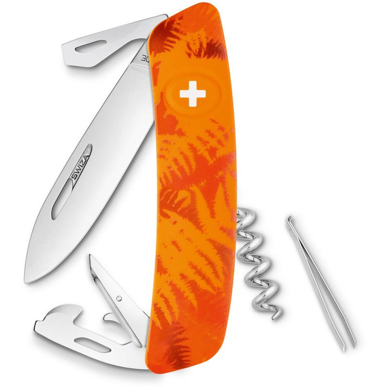 SWIZA Knivar Schweizer Fickkniv C03 FILIX Camo Fern Orange