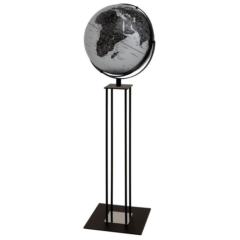 TROIKA Glob, golvmodell Worldtrophy Matt Silver 42,5cm