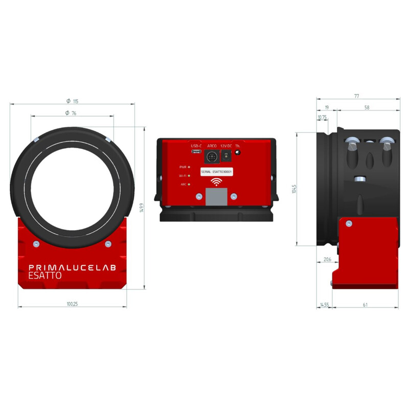 PrimaLuceLab ESATTO 3" motor mikrofokuserare