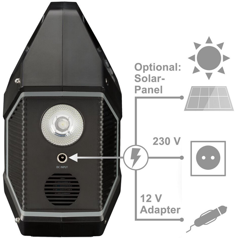 Bresser Mobile Power Station 100 Watt + Solar-Ladegerät 40 Watt