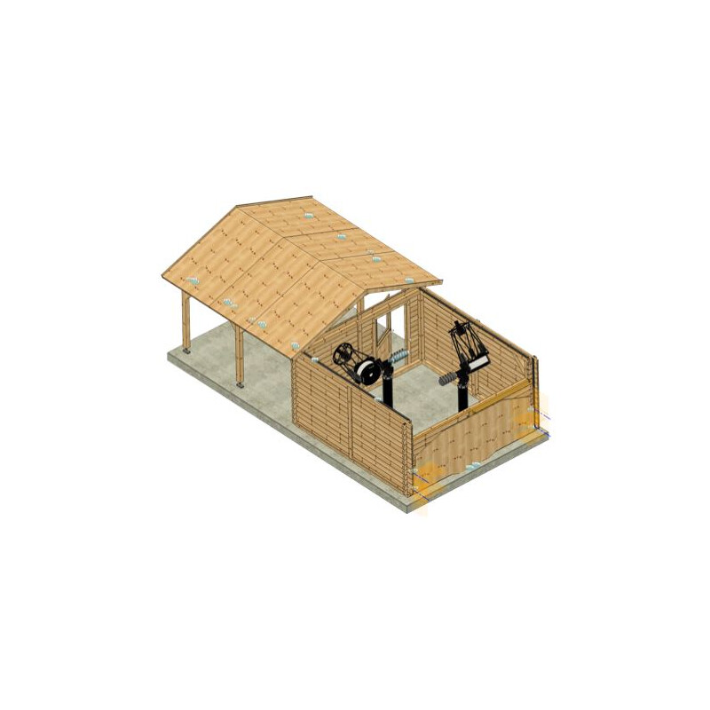 Dome Parts Observatorium med rullande tak GreenLine Mega