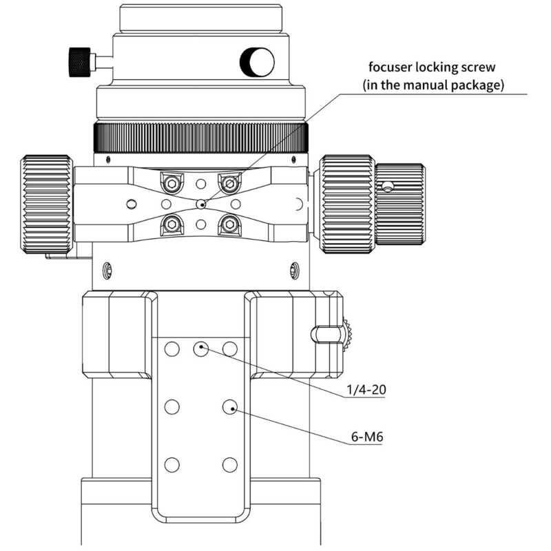 Omegon Apokromatisk Refraktor Pro APO AP 61/335 Triplet ED OTA