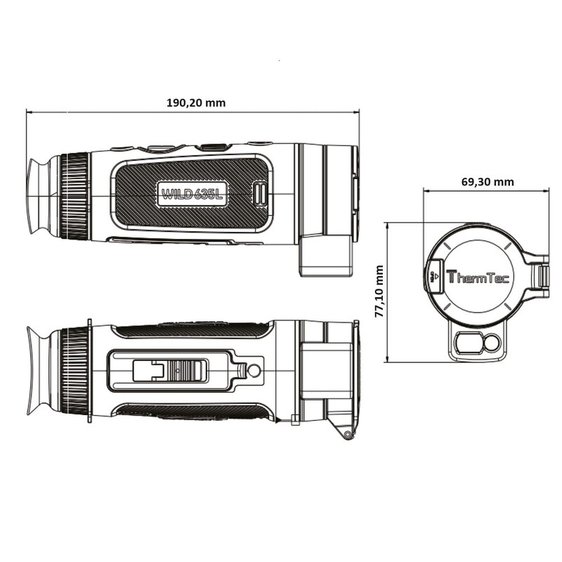 ThermTec Värmekamera Wild 635L Laser Rangefinder