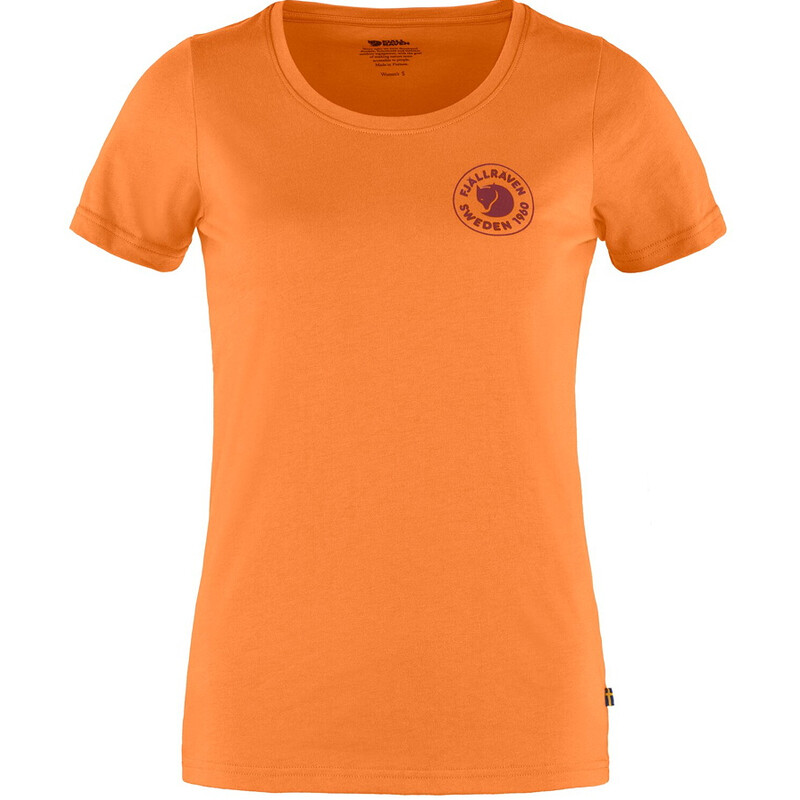 Fjällräven T-shirt med 1960 års logotyp, 206 Spicy Orange, M