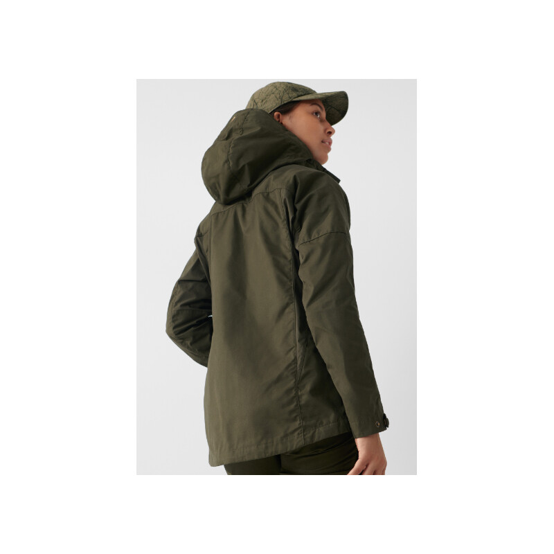 Fjällräven Skogshybridjacka W, 633 mörk oliv, L