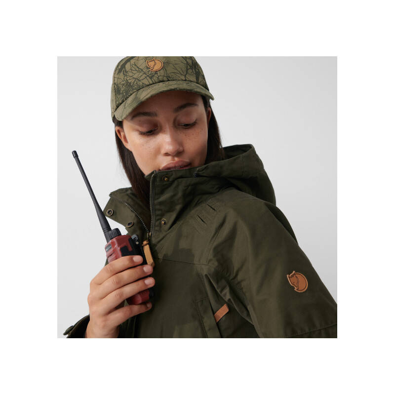 Fjällräven Skogshybridjacka W, 633 mörk oliv, L