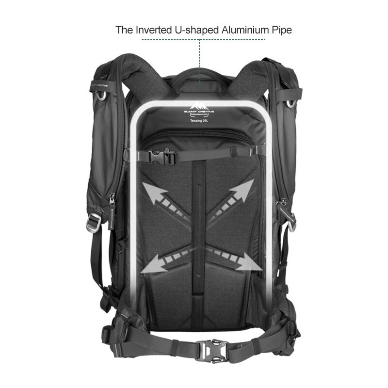 Summit-Creative Tenzing Zip Top Backpack 25l blue