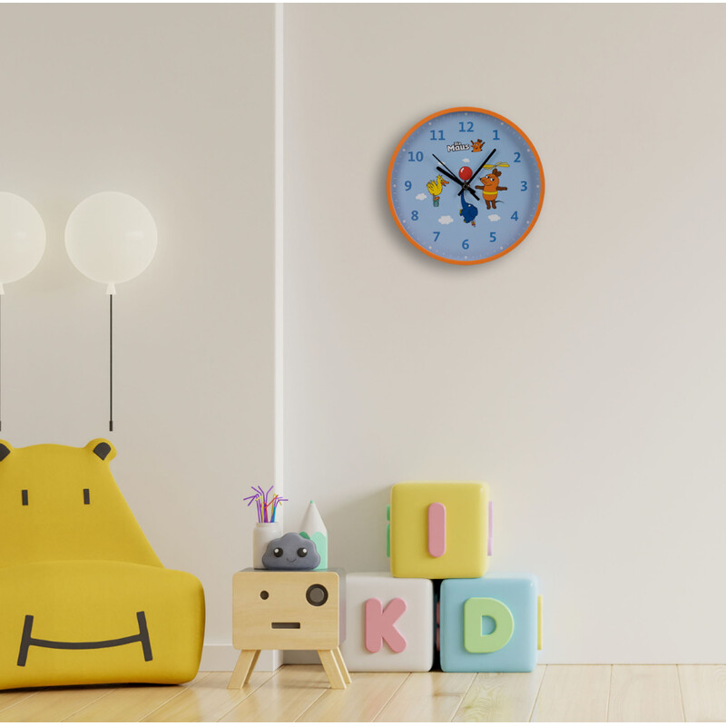 DieMaus Klocka Wall clock for children