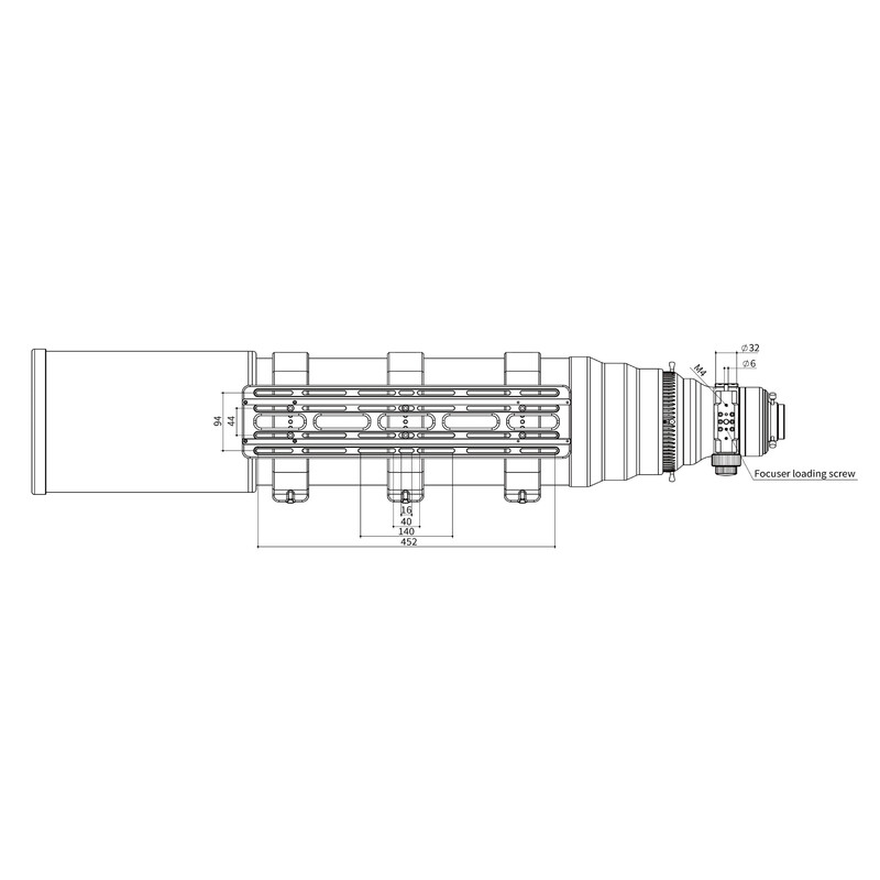 Askar Apokromatisk refraktor AP 203/1421 OTA