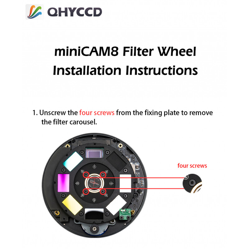 QHY Kamera miniCam8 Mono Combo